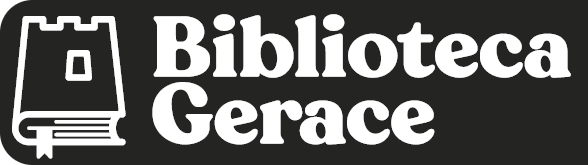 Logo Biblioteca Gerace White version